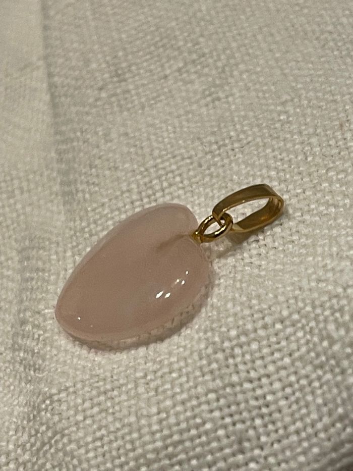 Pendentif pierre naturelle quartz rose - photo numéro 4