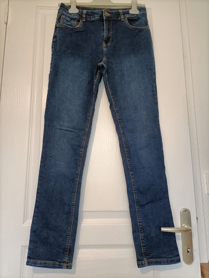Jean skinny 14-15 ans bleu marine denim co. - photo numéro 5