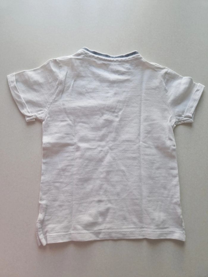Polo blanc gemo 5 ans - photo numéro 4