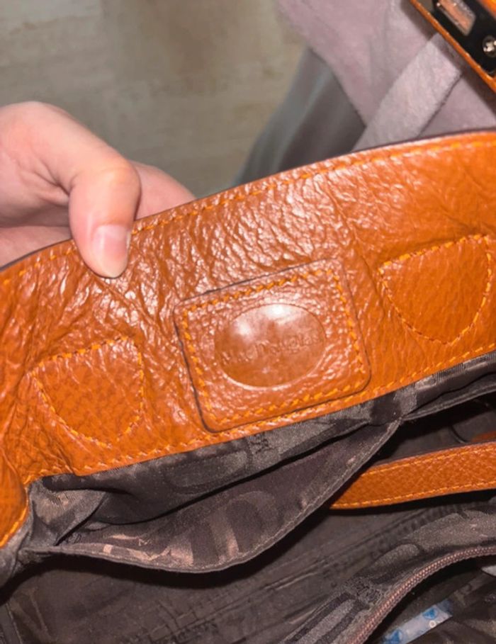 Sac Mac Douglas en cuir camel - modèle Pyla - photo numéro 4