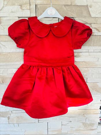 Robe  Noël/ fête rouge 18 24 mois