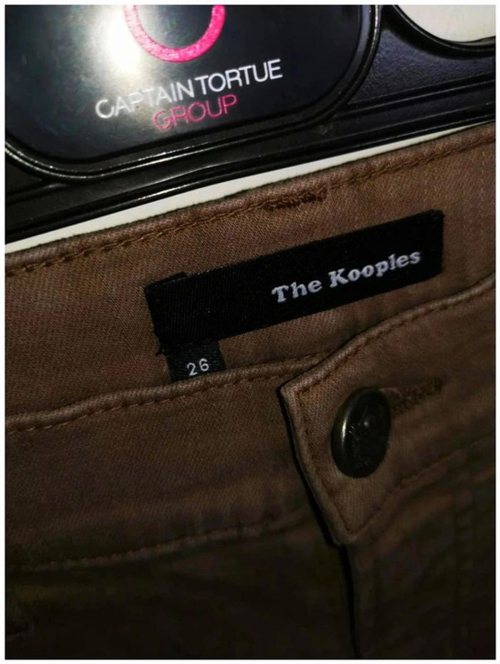 C29 jeans marron The Kooples W26 - photo numéro 3