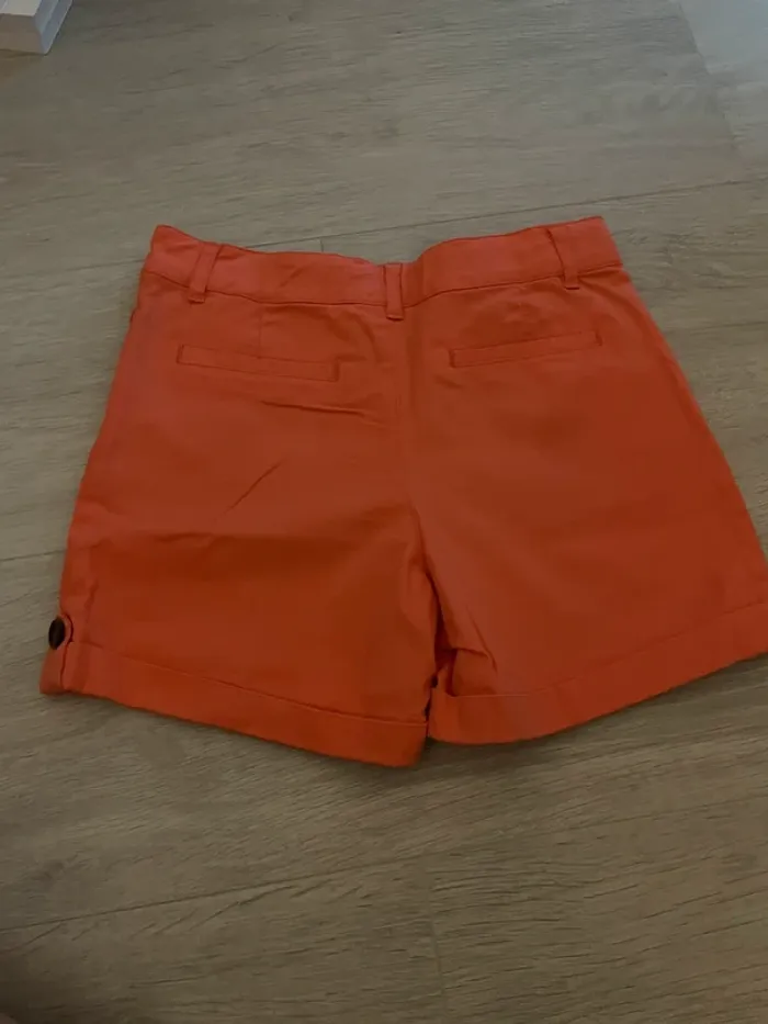 Short rouge Cyrillus 10 ans fille - photo numéro 2