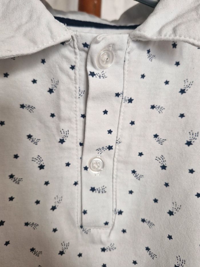 Polo manches longues bébé 24 mois Mots d'enfants Coton - photo numéro 2