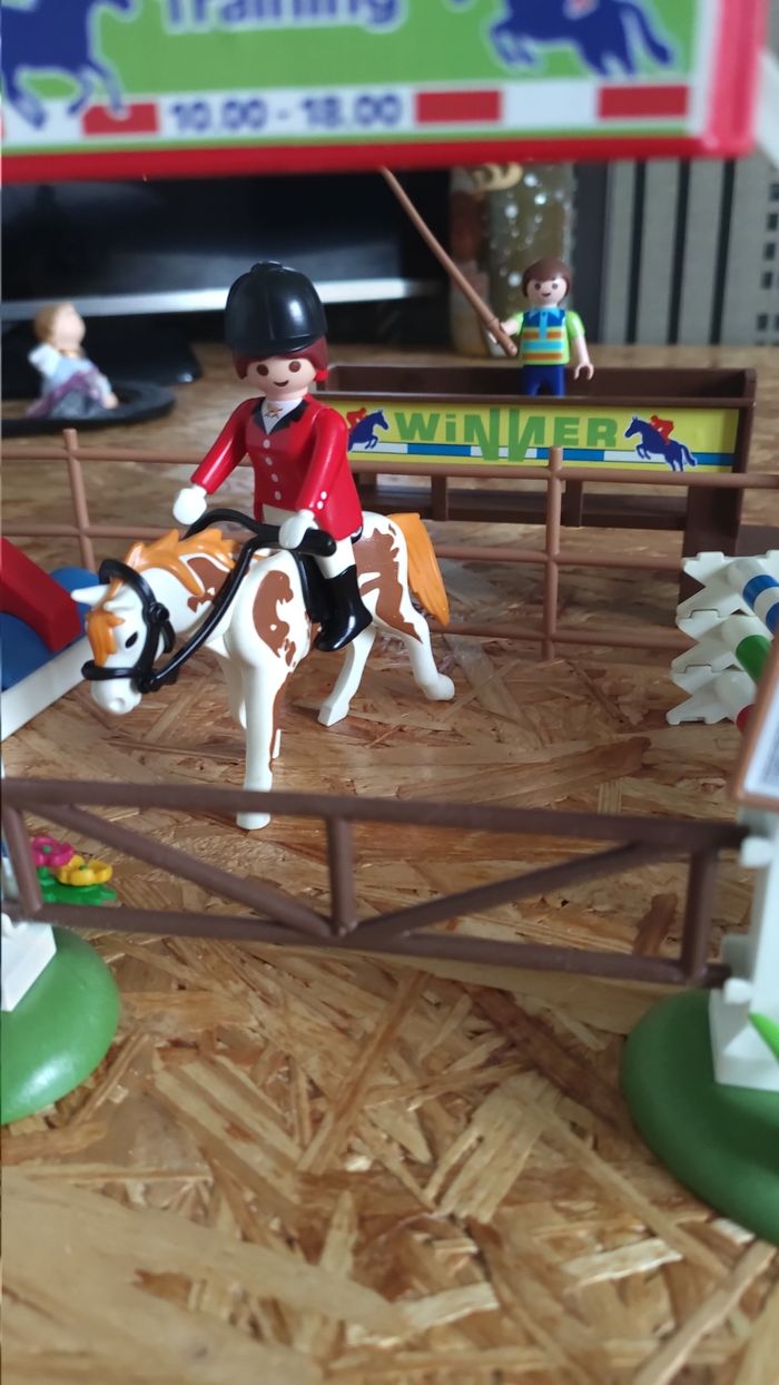 Playmobil  cavaliers et  carrière boîte 4185 - photo numéro 5