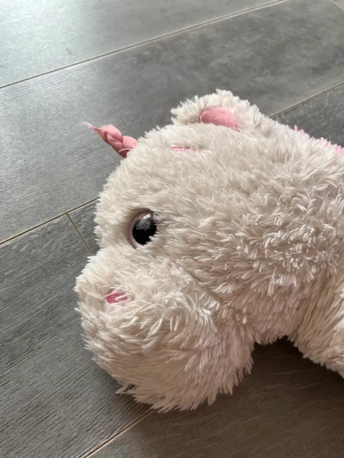 Peluche licorne rose - photo numéro 5