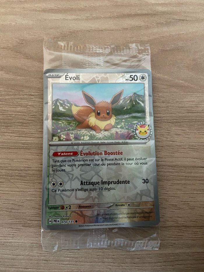 Carte évoli de la journée Pokémon 2025 - photo numéro 2