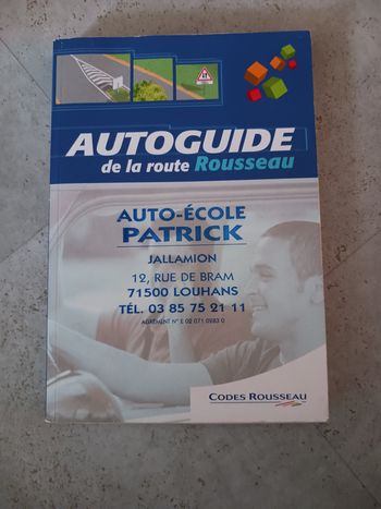 livre autoguide de la route Rousseau