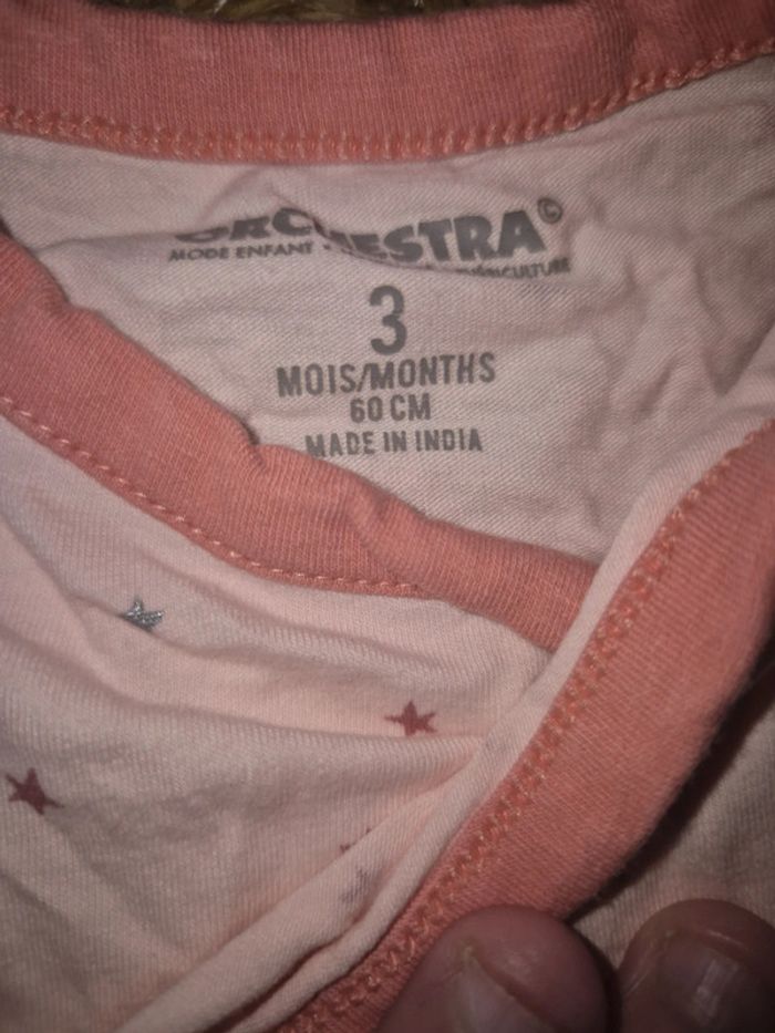 Body bebe Fille 3mois Orchestra - photo numéro 2