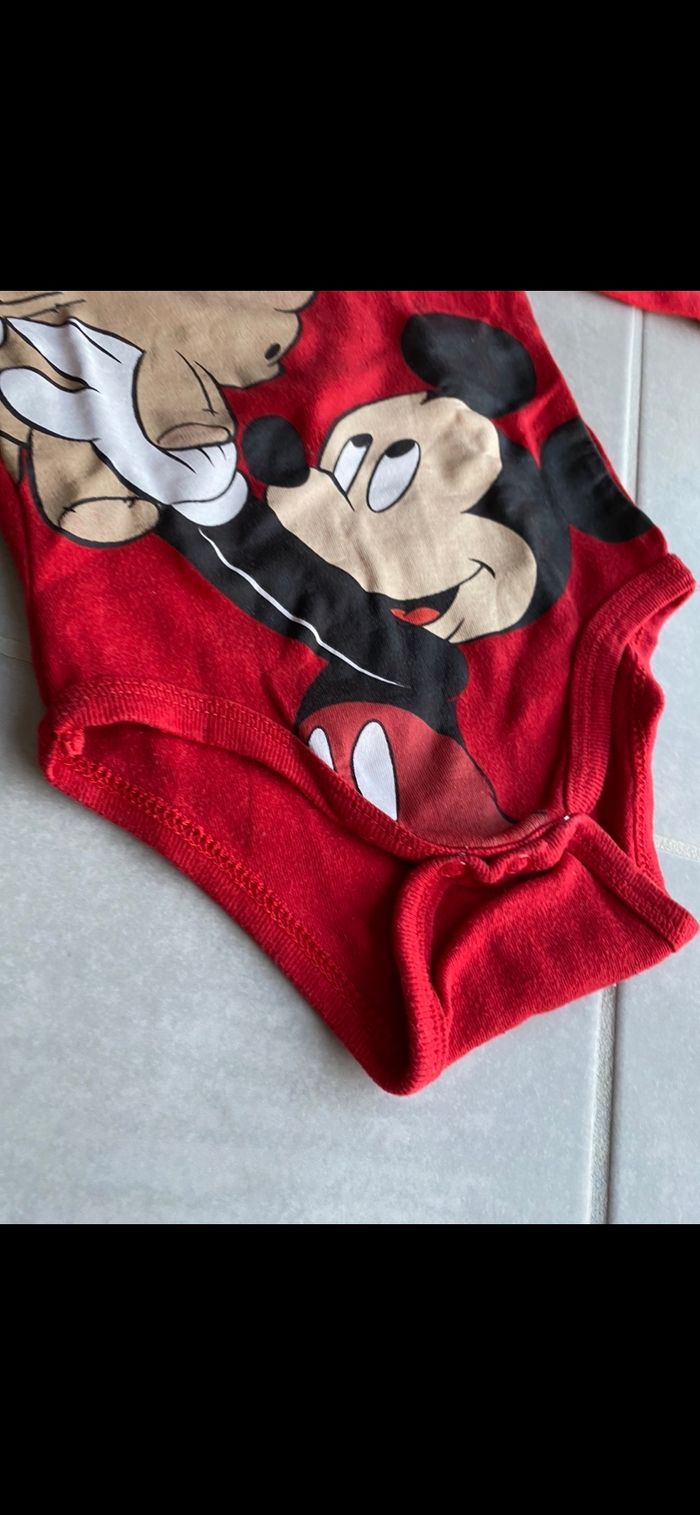 Body manches longues Mickey 3 mois - photo numéro 6