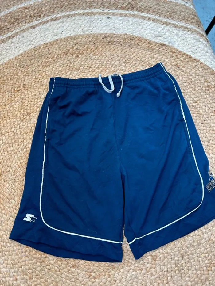 Short Homme Starter Marine & Blanc | Taille M | Très Bon État | Sport Casual | R42