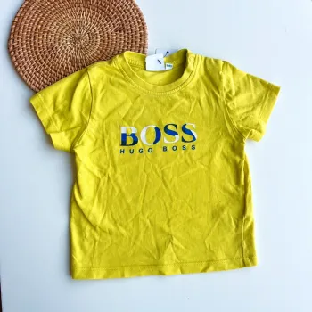 : T-shirt bébé garçon Hugo Boss 12 mois – jaune fluo