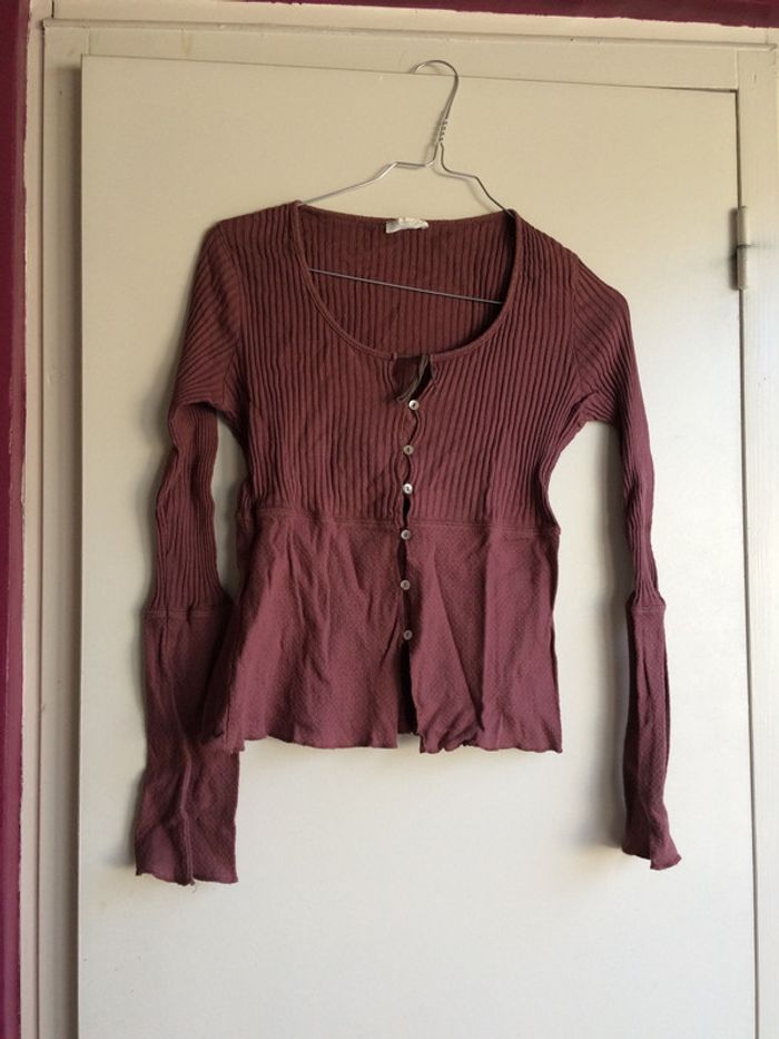 Pull léger mauve - photo numéro 2
