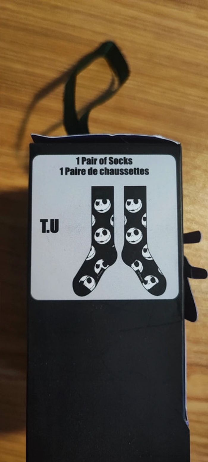 chaussettes adulte étrange noël monsieur jack neuf