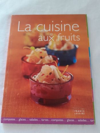 Livre la cuisine aux fruits-France Loisirs
