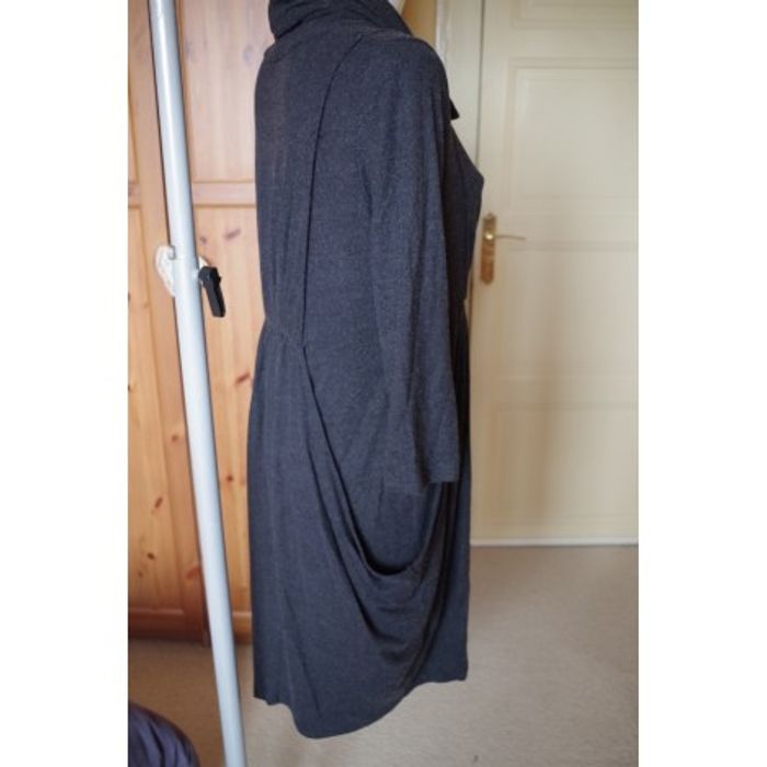 Jensen - ROBE MI-LONGUE  GRISE- Taille 40 - photo numéro 2