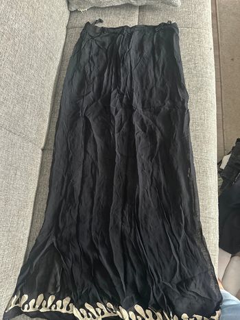 Jupe longue transparente taille 36
