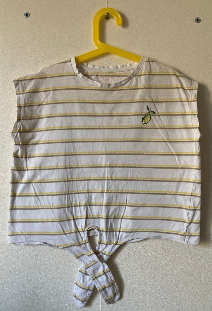 Tee-shirt ample à nouer