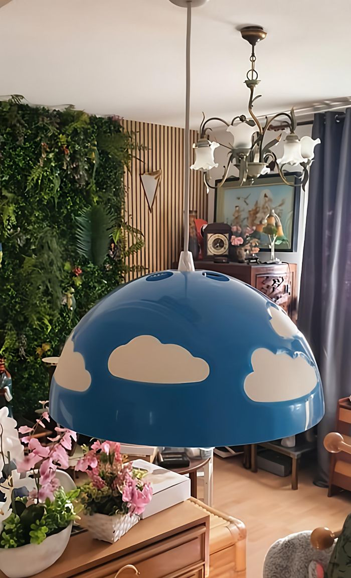 Lampe nuage Ikea Skojig comme neuf