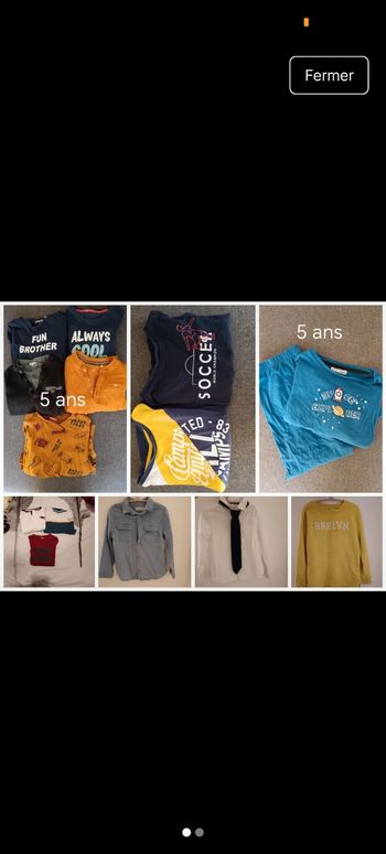 Lot 5 ans garçon