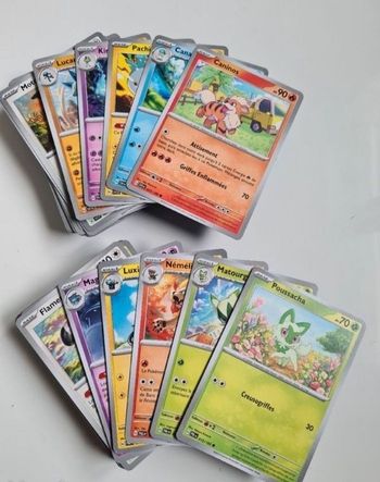 Lot de cartes Pokémon Écarlate et Violet