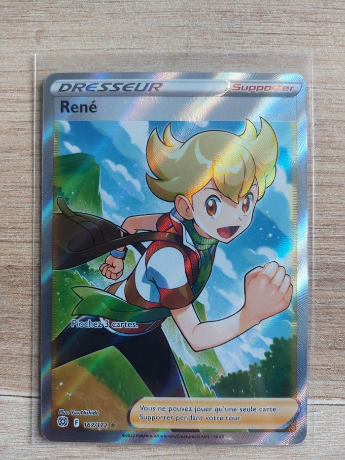 Carte pokemon René Full art 167/172 Stars étincelantes