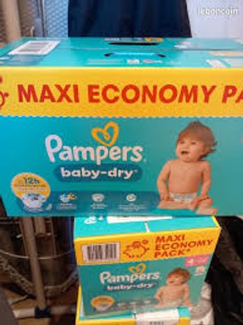 216 T4 Pampers Baby-dry NEUF