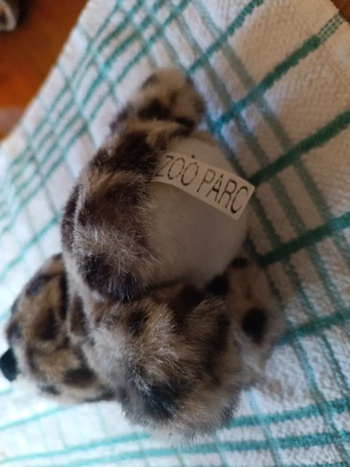 Peluche bébé léopard 16 cm - photo numéro 4
