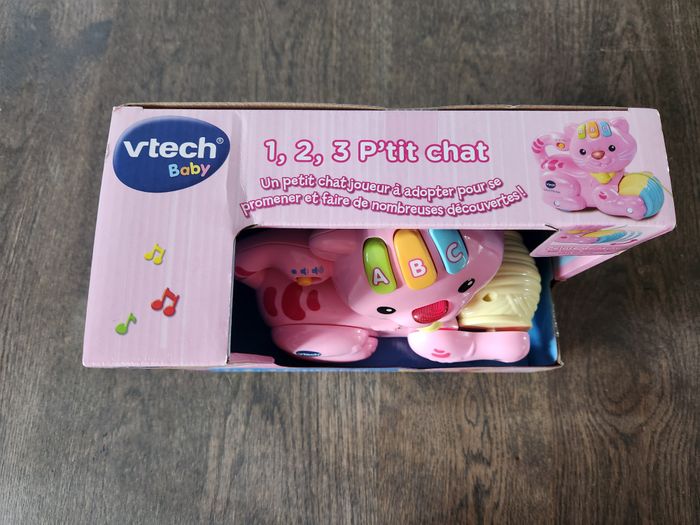 1 2 3 chat rose vtech - photo numéro 2