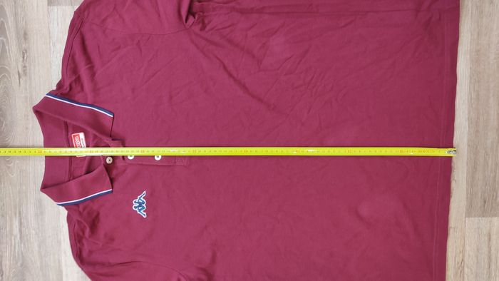 Vêtement Homme T-shirt t-shirts Polo Kappa rouge bordeaux taille XXL #Retrostreet - photo numéro 6