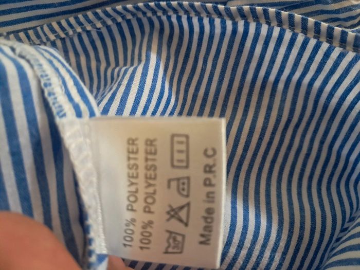 Cerise blue chemise T 36/38 en tbe - photo numéro 11