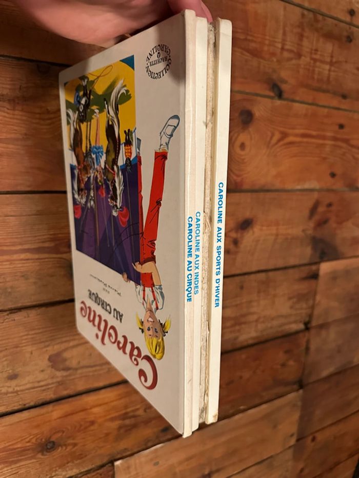 État satisfaisant - Lot de 4 livres Caroline grands albums Hachette blancs Pierre Probst - photo numéro 10