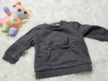 Gilet poches lapin 9 mois