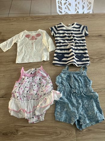 Lot 4 vêtement fille 3 mois en très bon état