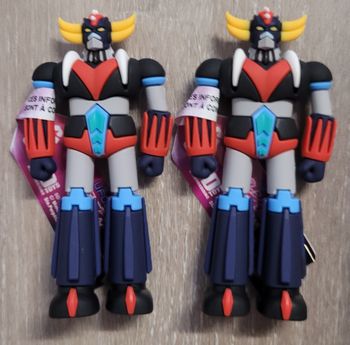 Goldorak / Lot de 2 Goldorak Gomu Gomu 9 cm / Grendizer / Actarus /