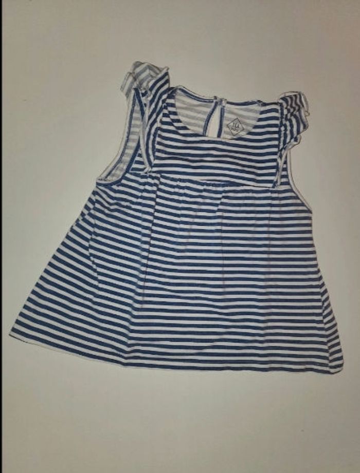 Lot 6 T-shirts fille 18mois - photo numéro 3
