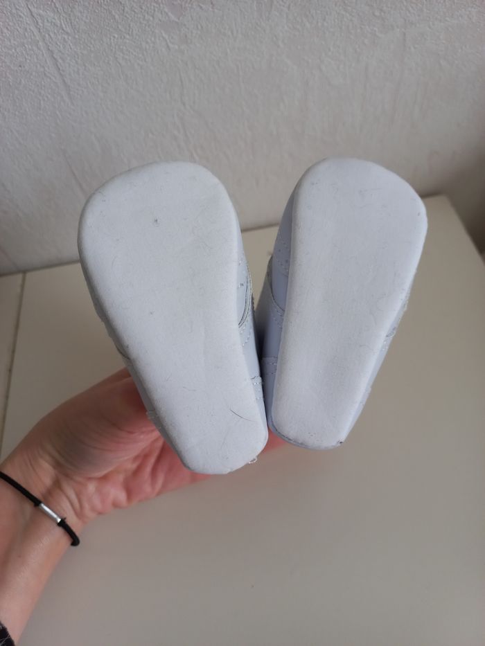 Chaussures cérémonies blanches 0/1 mois - photo numéro 3