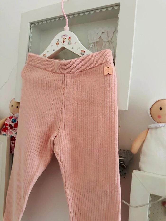 Pantalon legging coton côtelé - photo numéro 2