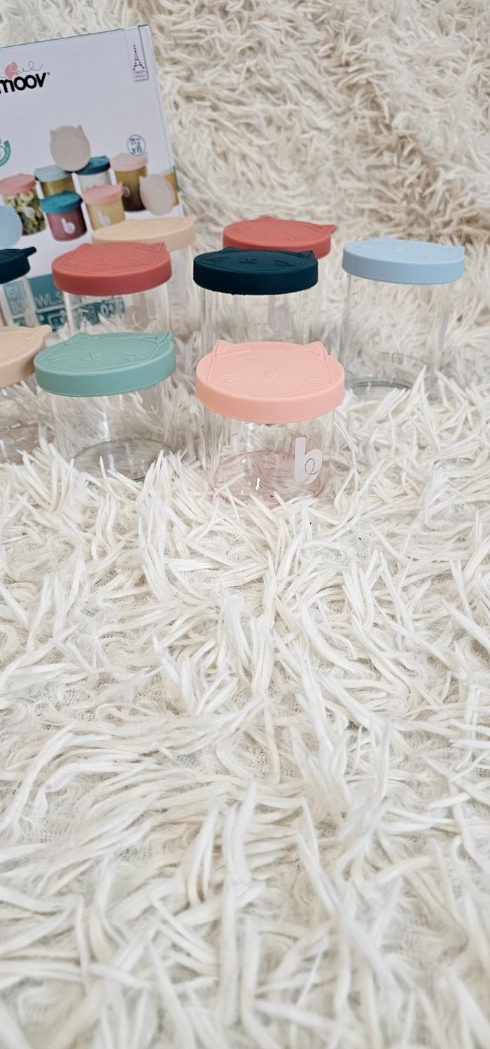 Lot de 9 pots en verre Isy bowls babymoov - photo numéro 2