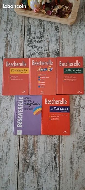 Lot 5 livres Bescherelle (possibilité achat a a l'unité)