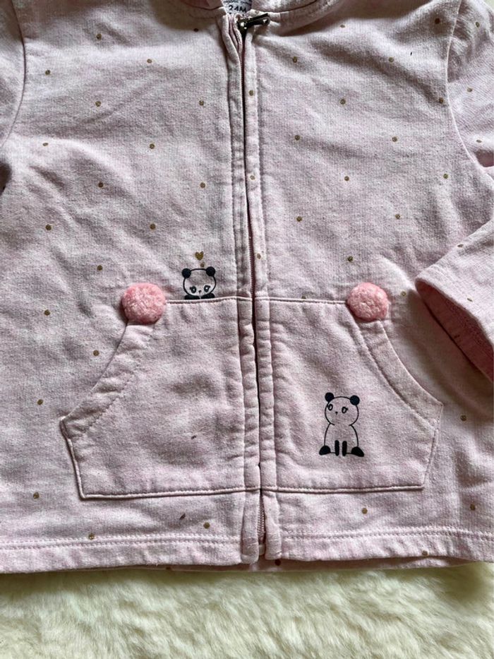 Gilet zippé kiabi 24 mois - 86 cm - photo numéro 2