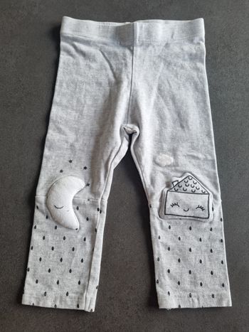 Legging gris clair Kiabi 18 mois 