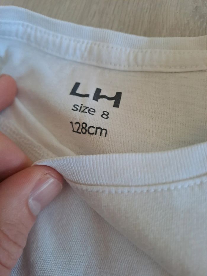 T shirt blanc 8ans - photo numéro 2