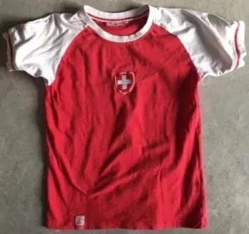 👕 t shirt équipe suisse de football 8 / 10 ans parfait état