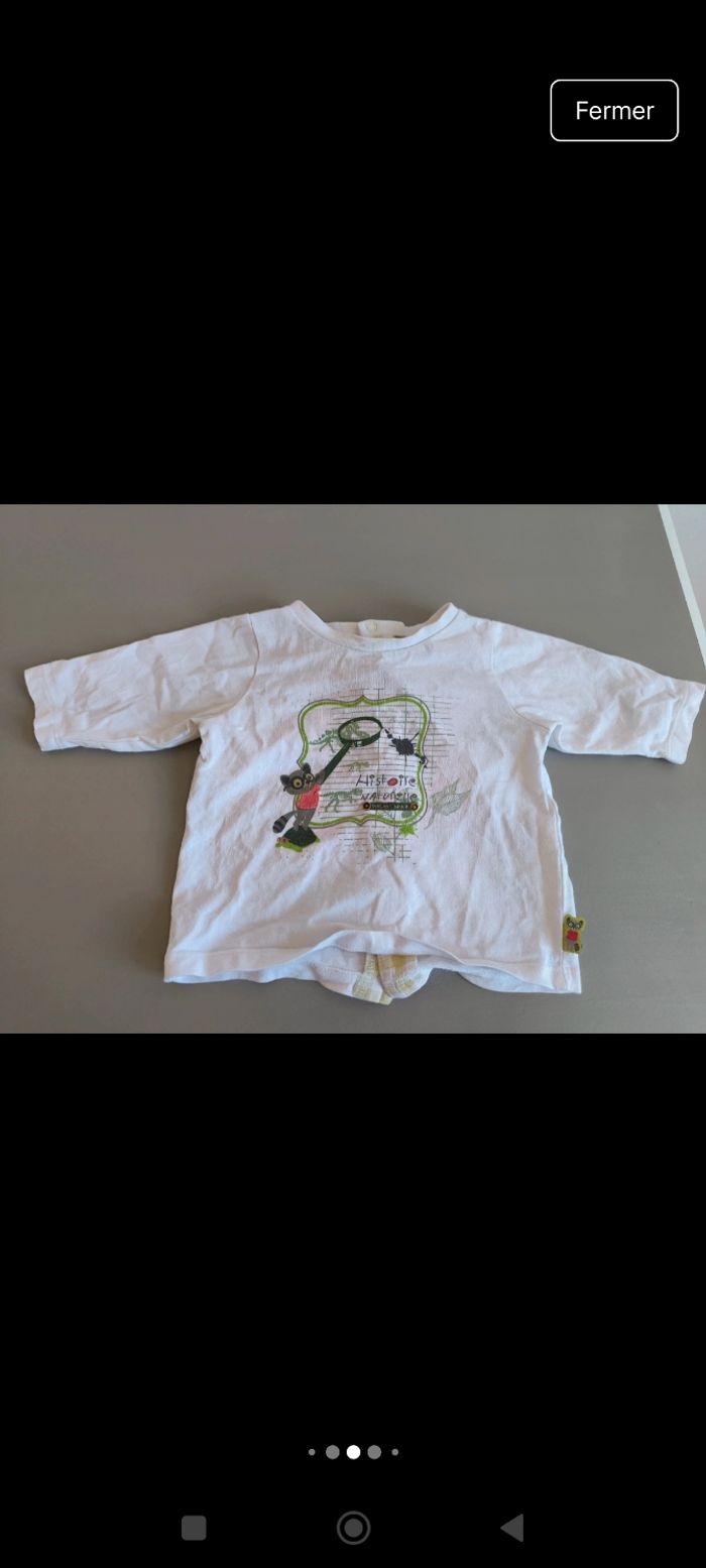 Lot 3 tee-shirt 3 mois - photo numéro 4