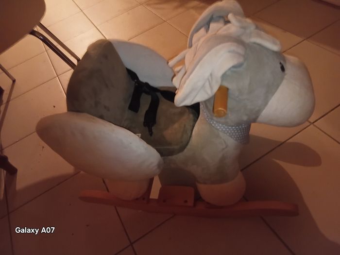 Cheval (âne)a bascule nattou - photo numéro 3