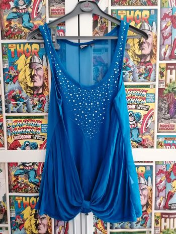 Débardeur femme dos transparent taille S