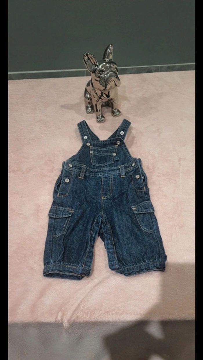 Salopette en jeans 3 mois bébé garçon - photo numéro 5