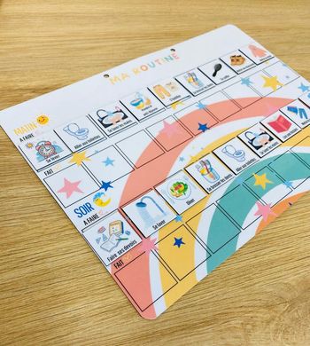 Routine du matin et du soir magnétique 18 magnets