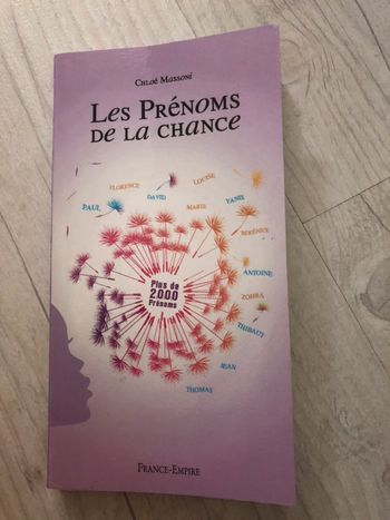 Livre le prénom de la chance